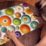 PICKFORU Colorful Sea Urchin Puzzles for Adults 1000 Pieces, Ocean Beach Puzzle, Challenging Puzzles for Adults, Nature Hard Jigsaw Puzzles PICKFORU