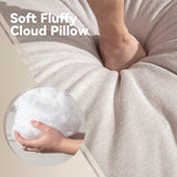 Siiejia Cloud Couch Modular Sectional Sofa Modern Oversized Couches with Ottoman 7 Seater L-Shaped Sofas Comfy Couches for Living Room Spacious Space Apartment Lounge, Cream Siiejia