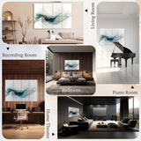 Soon Global 8-Pack Acoustical Wall Panels,48 X 32 Inches Sound Absorbing Panels, Decorative Acoustical Wall Panels, Acoustic Treatment for Recording Studio, Ethereal Illumination Soon Global