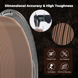 AMOLEN PLA Filament Fossil Gradient Stone PLA 3D Printer Filament 1.75MM Dimensional Accuracy ＋/－ 0.02mm1kg(2.2lbs) Matte Finish Printing Spool AMOLEN