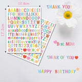 Card Making Supplies, Card Making Kit For Adults And Kids, 32 Blank Greeting Cards & Envelopes With Reusable Stamps DIY Greeting Card Set - Thank You Birthday Mother's Day Christmas Congradulation Fevanlion