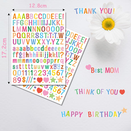 Card Making Supplies, Card Making Kit For Adults And Kids, 32 Blank Greeting Cards & Envelopes With Reusable Stamps DIY Greeting Card Set - Thank You Birthday Mother's Day Christmas Congradulation Fevanlion