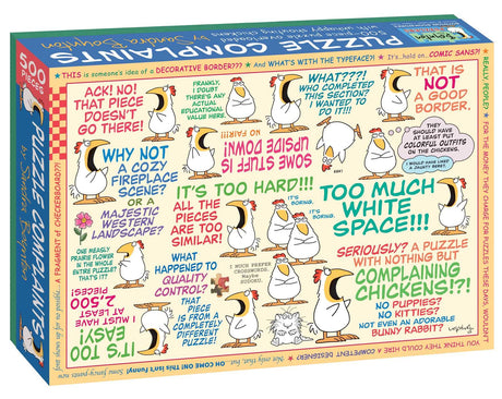 Puzzle Complaints: 500 Pieces (Boynton for Puzzlers) WoodArtSupply