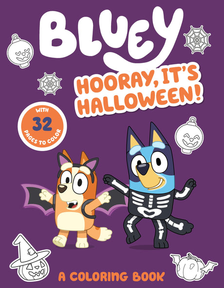 Bluey: Hooray, It's Halloween!: A Coloring Book WoodArtSupply