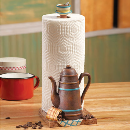 Coffee Pot Kitchen Paper Towel Holder