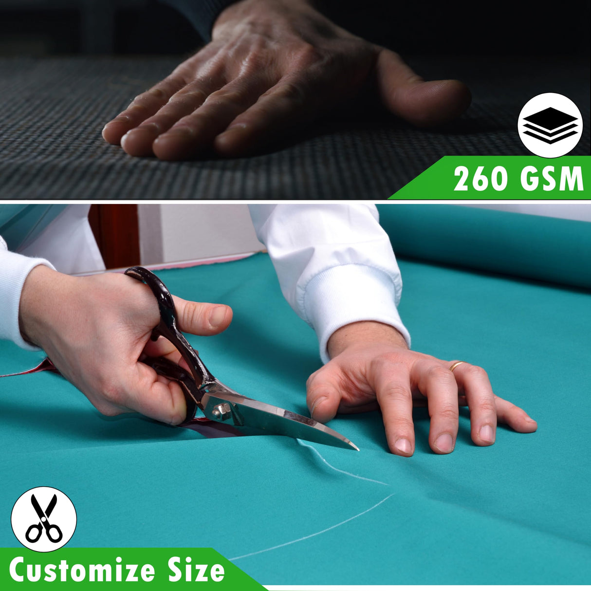 ColourTree 10' x 16' Beige Pergola Sun Shade Canopy Replacement Cover UPF50, Commercial Grade 260 GSM Cloth for Outdoor Patio, Garden, Backyard (We Make Custom Size) ColourTree