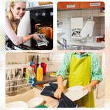 Redbaker 6 Pcs Farm Animal Kitchen Towels Farmhouse Funny Dish Towel Rustic Hand Towels Rooster Cow Pig Decorative Tea Dishcloth Absorbent with Hanging Loop for Kitchen Bathroom Housewarming Gift Redbaker