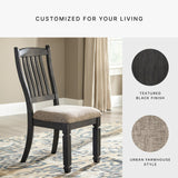 Signature Design by Ashley Tyler Creek 20" Dining Room Upholstered Chair, 2 Count, Antique Black Signature Design by Ashley