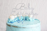 Custom Baby Shower Cake Topper Personalized Cake Topper for Baby Shower Gift Baby Name Cake Topper designLEE Studio