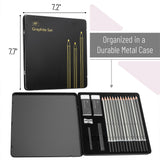 Mr. Pen- Sketch Pencils for Drawing, 19 Pcs, With Graphite Sticks, Erasers and Sharpener, Art Pencils for Sketching, Back to School Supplies Mr. Pen