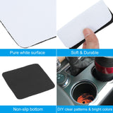 PATIKIL 4in Sublimation Coasters Blanks, 20pcs Sublimation Car Coasters Blanks Bulk Cup Mat Sublimation Blanks Rubber for Crafts DIY Iron On Heat Transfer Press Printing, Square PATIKIL