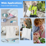 Katech Knitting Needles Set for Beginners, 9 Pairs Circular Knitting Needles Set and 22 Pcs Single Pointed Knitting Needle Set with Tote Bag Knitting Accessories Knit Supplies Katech