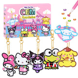 Crafts for Girls 8-12 - 6Pcs Make Your Own GEM Art Keychains - Arts and Crafts for Kids Ages 8-12 - Diamond Art Kits for Kids - 5D Dimond Art Paintings by Numbers - Art & Craft Gifts for 6 10 Year Old Nardoll