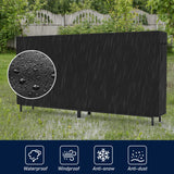 WALMANN 8ft Firewood Rack with Cover, Heavy Duty Firewood Rack With Weather Resistant 600D Oxford Fabric Cover, Indoor/Outdoor Wood Rack for Firewood WALMANN