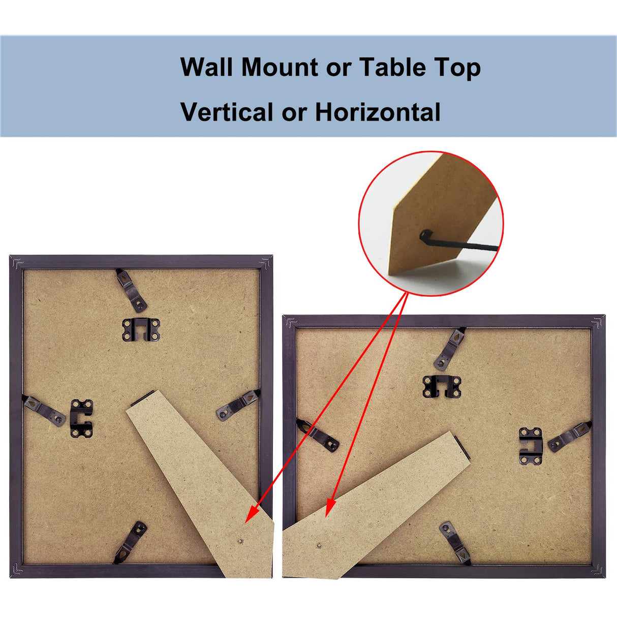 Giftgarden Multi Black Picture Frames with Mat for Multiple Sizes Photos, Four 4x6, Four 5x7, Two 8x10 for Gallery Photo Frame Collage Wall or Tabletop Display, Assortment Pack of 10 Giftgarden