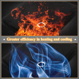 Oudain 4 Pcs 12" x 9" Welding Blanket Fireproof Heat Resistant Soldering Mat Pad High Temperature Carbon Felt Flame Fire Blankets Plumbing Soldering Kit for Copper Pipe Brazing Repairs Oudain