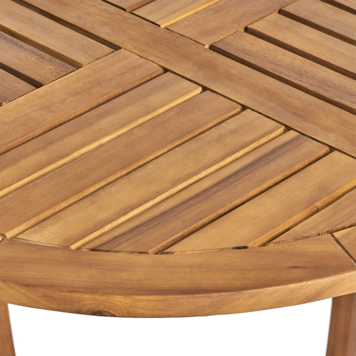 Christopher Knight Home Carina Accent Round Table, Teak Finish Brown Christopher Knight Home