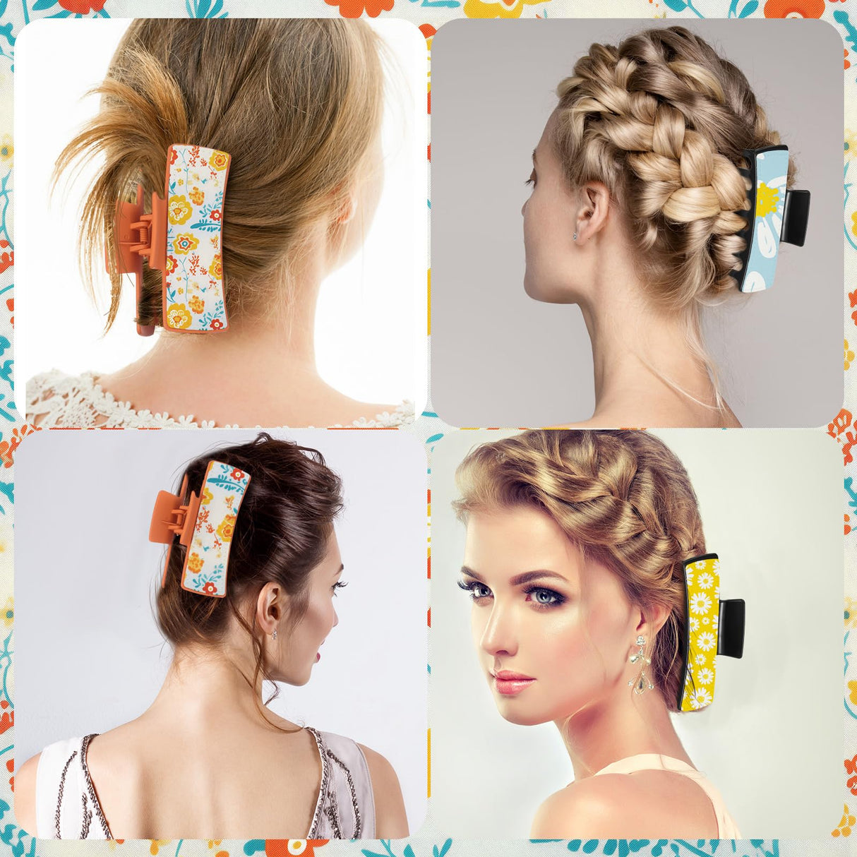 Moucuny 20 Pcs Hair Claw Clips Cover Sublimation Blanks for 4”, 4.1”and 4.2”hair Clips, Sublimation Hair Claw Clips Cover Blanks, PU Leather Sublimation Blanks for Hair Clips and Claw Clips Moucuny