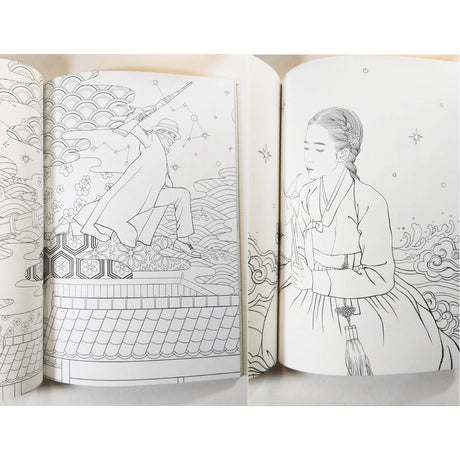 Mr. Sun Shine Coloring Books for Adults Relaxation Color Therapy 40 Famous Scenes in The Drama Korean TV Show Classic 108page Mr. Sun Shine