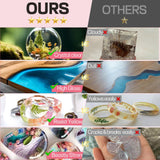 Epoxy Resin 2.2 Gallon Kit, Clear Resin Epoxy, Resin Kit - High-Gloss,No Bubbles,Not Yellowing,Self-Leveling Art Resin Casting Resin for DIY Art,Crafts,Jewelry,Table Top,Wood &Resin Molds Pmbqifay