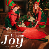 Handy Laundry Christmas Wreath Storage Bag - 2-PACK - Durable, Tarp Material, Zipper, Sturdy Carry Handle, Dust, Pest Protection - Ideal Home, Garage Organization for Holiday Wreath Decoration. (30") Handy Laundry