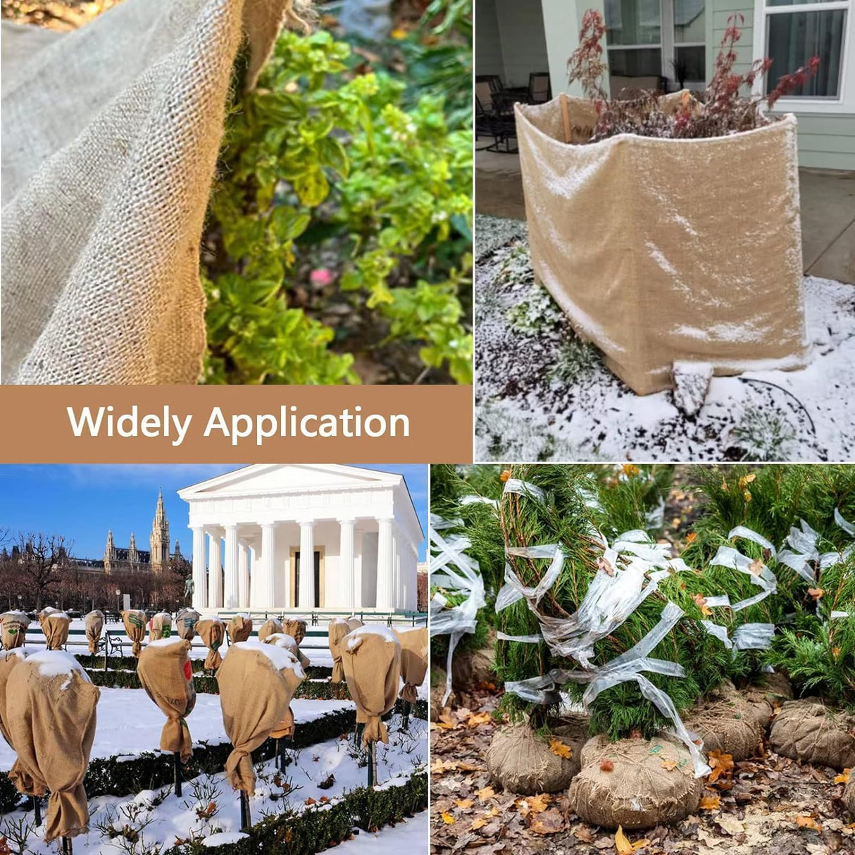 AK TRADING CO. 40" Wide Burlap Fabric 10oz Natural - Heavy Duty 100% Jute Material for Upholstery, Home Décor, Gardening, & Wedding Projects - Eco-Friendly & Biodegradable - 40 Inches x 5 Yards AK TRADING CO.