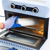 Craft Express Sublimation Oven Machine for Sublimation Tumblers,Blue Tumbler Heat Press Convection Oven for Sublimation Blanks,Sublimation Press Machine Oven for Irregular Shaped Tumblers Mugs Cups Craft Express