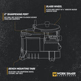 Work Sharp Benchtop Woodworking Tool Sharpener WORK SHARP