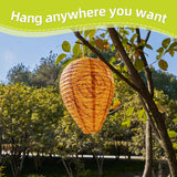 4 Pack Wasp Nest Hanging Fake Wasp Nest Paper Material Hornet Nest for Wasps… Yuvrwink