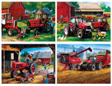 MasterPieces 2000 Piece Jigsaw Puzzle for Adult, Family, Or Youth - Farmall 4-Pack 14" X 19" - Family Owned American Puzzle Company Masterpieces
