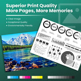 GREENBOX Remanufactured 63XL High Yield Ink Cartridge Combo Pack Replacement for HP 63XL 63 XL OfficeJet 3830 5255 5258 Envy 4520 4512 4513 4516 DeskJet 1112 1110 3630Printer Ink(1 Black 1 Tri-Color) GREENBOX