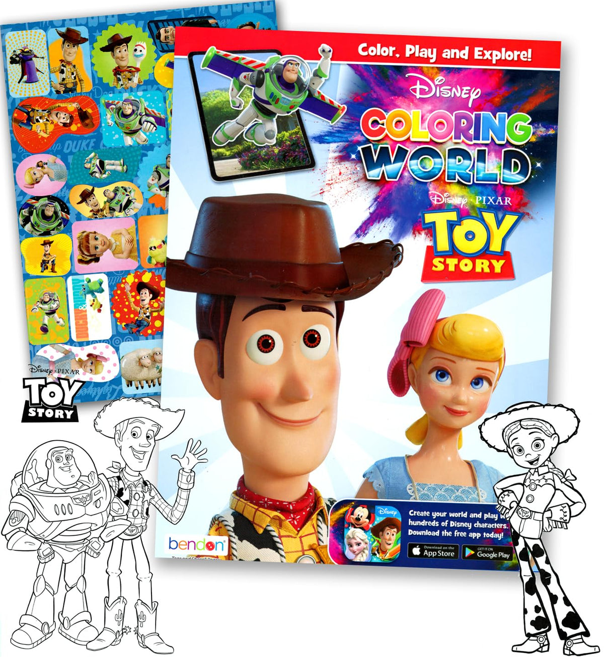 Disney Classics Coloring Book Set for Kids – Bulk Activity Coloring Books Includes Mickey Mouse, Minnie, Princess Featuring Activities, Mazes, Games, Puzzles, and More Bendon