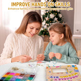 JQEEYGV 5500pcs Clay Beads Bracelet Making Kit 24 Colors Friendship Bracelet kit with Letter Beads DIY Arts and Crafts for Jewelry Set Beginners Gifts for Girls Ages 6-12 JQEEYGV