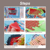 Stalente Diamond Painting Kits for Adults, Cardinal 5D DIY Diamond Art Kits for Beginners Round Full Drill Diamond Painting for Home Wall Decoration Gift 12×12inch, Birds Stalente