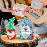 LET'S RESIN Christmas Gnomes Resin Molds, 2 Pcs Santa Gnomes Epoxy Resin Molds with Slouchy Hat Christmas Tree Gnome, Funny Silicone Molds for Epoxy Resin, Christmas Ornaments, Thanksgiving Gifts LET'S RESIN