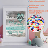 UPINS DIY 5D Love Diamond Art Painting Kit for Adults, Love Theme Round Full Drill Craft Diamond Dots Painting Canvas Supply for Home Wall Decor, 12X16 inches UPINS