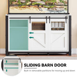 YITAHOME 120 Gallon Reptile Tank Stand with Power Outlets, Heavy Duty Large Reptile Tank Stand with Barn Door, Reptile Tank Turtle Terrariums Table for Accessories Storage,1100LBS Capacity YITAHOME