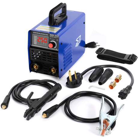 250A 110/220V Stick Welder,ARC/Lift TIG Welding Machine with Synergic Control,IGBT Inverter,Hot Start,Arc Force and Anti-Stick S7