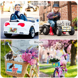 6"x3"10 Pcs Sublimation License Plate Blanks, Metal Aluminum Mini Heat Thermal Transfer Sheet DIY Picture, Custom License Plate Tag for Kids Toy Car, Bike (White) HYHOSHI