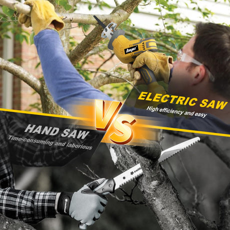 Cordless Reciprocating Saw Compatible with Dewalt 20V MAX Battery, Mini Recipro Saw Cordless with 4 Blades, 3500 SPM Variable Speed, One-Handed Operation, Tool-free Blade Change, No Battery Included RAYLEEY