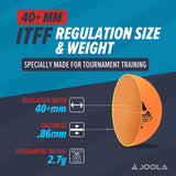 JOOLA Training 40+mm Balls, 60 Count (Pack of 1) JOOLA