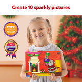Skillmatics Foil Fun - Holiday Magic, No Mess Art for Kids, Christmas Craft Kits & Supplies, DIY Creative Activity, Travel Toys, Gifts for Boys & Girls Ages 4, 5, 6, 7, 8, 9 Skillmatics