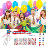 57 Pcs Make Your Own Wooden Princess Wand DIY Fairy Wands Kit Include 20 Pcs 3D Wooden Star Wands 5 Gem Stickers 20 Ribbons 12 Painting Props for Painting Crafts Birthday Party Supplies Holiday Gifts Plukeen