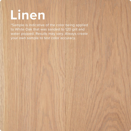 Rubio Monocoat Wood Stain & Finish 65 ft² - Linen | Oil Plus 2C | Quick-Dry, Eco-Friendly Linseed Wood Oil for Indoor Use, Includes Accelerator (Part B) | Protector | 130 ml Rubio Monocoat