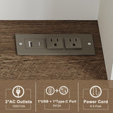 ChooChoo Pantry Cabinet with Charging Station, Kitchen Storage Cabinet with Microwave Stand, Farmhouse Kitchen Hutch with Storage for Living Room， Dining Room, Soft White ChooChoo