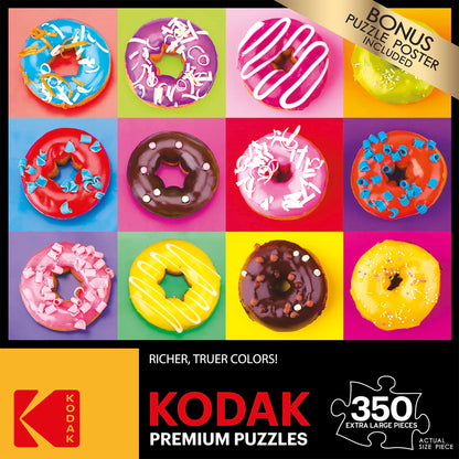 RoseArt - Kodak Premium - I Love Donuts - 350 Piece Jigsaw Puzzle for Adults