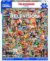 White Mountain Puzzles Television History - 1000 Piece Jigsaw Puzzle White Mountain