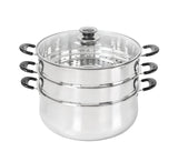 Concord 30 CM Stainless Steel 3 Tier Steamer Pot Steaming Cookware - Triply Bottom Concord