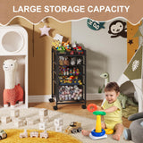 Rolling Utility Cart with 4 Drawers, Craft Organizer and Storage Carts with DIY Divider, Lockable Wheels Storage Organizer for Art Supplies, Store for Brushes & Paints & Artifacts & Small Parts Hayexiha