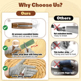 Wood Carving Kit, 20Pcs Wood Carving Tools with PU Leather Storage Bag, Wood Whittling Kit with 3Pcs Chisels & 8Pcs Whittling Knives & 5 Detail Carving Knives for Beginners and Enthusiasts K KERNOWO